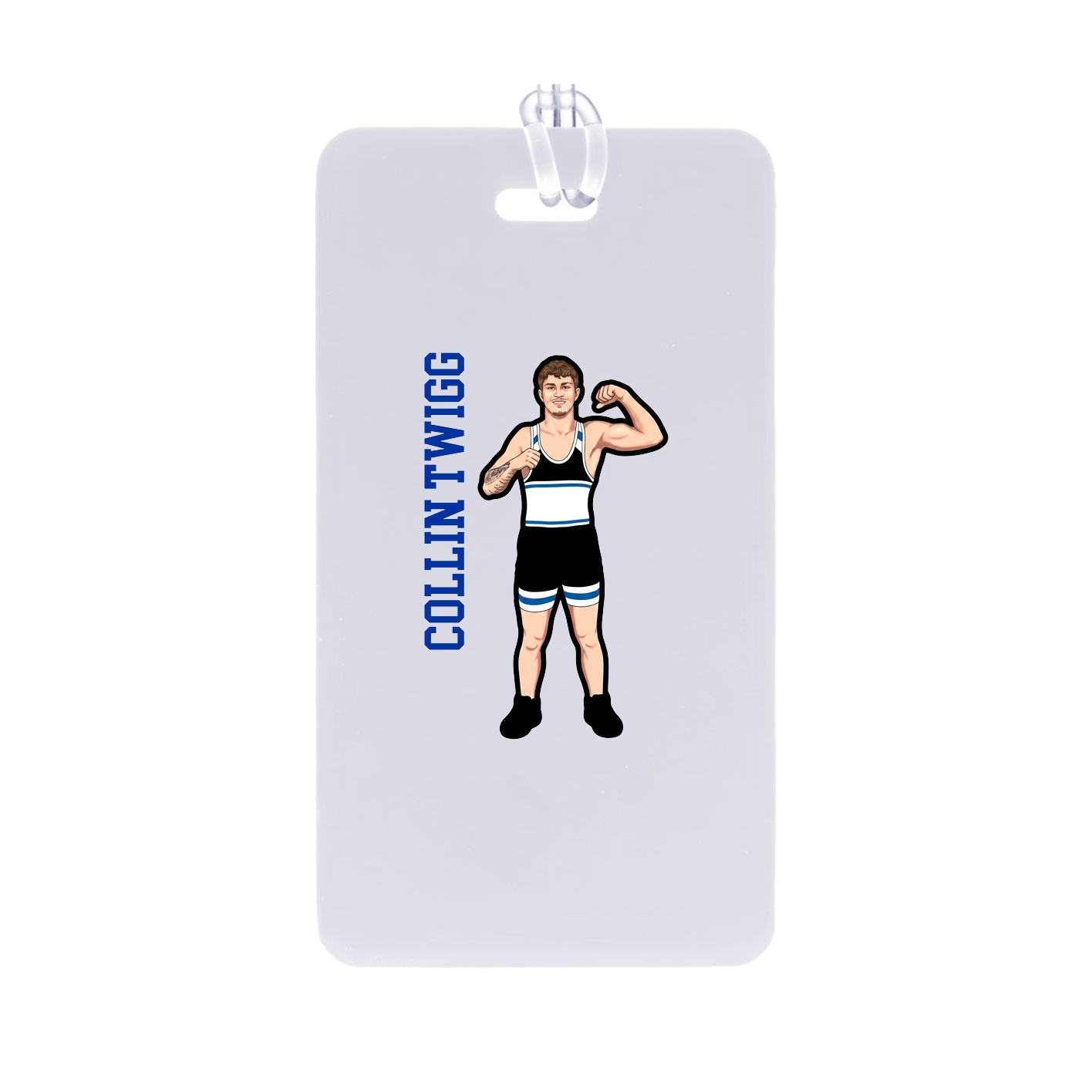 Bag Tag — Name Vertical in Classic