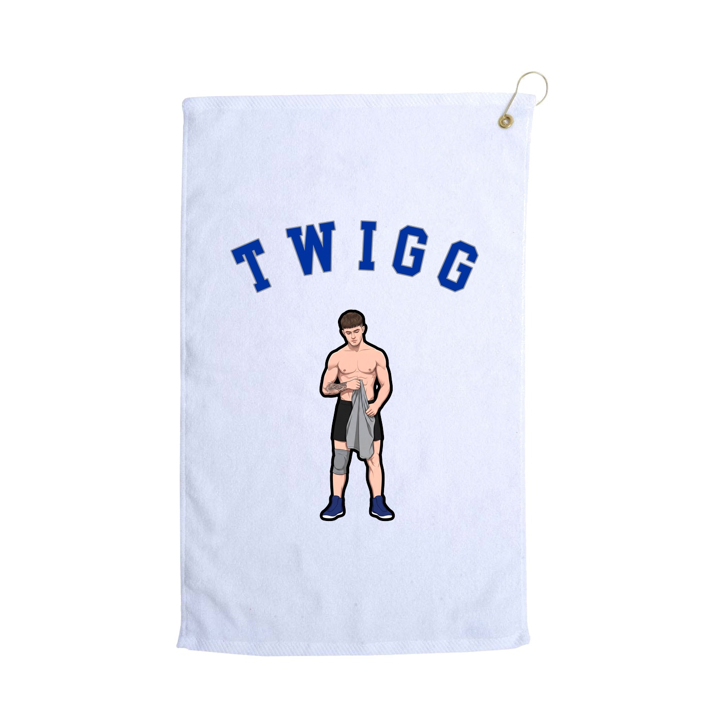 Golf Towel — Shirsey Arch in White