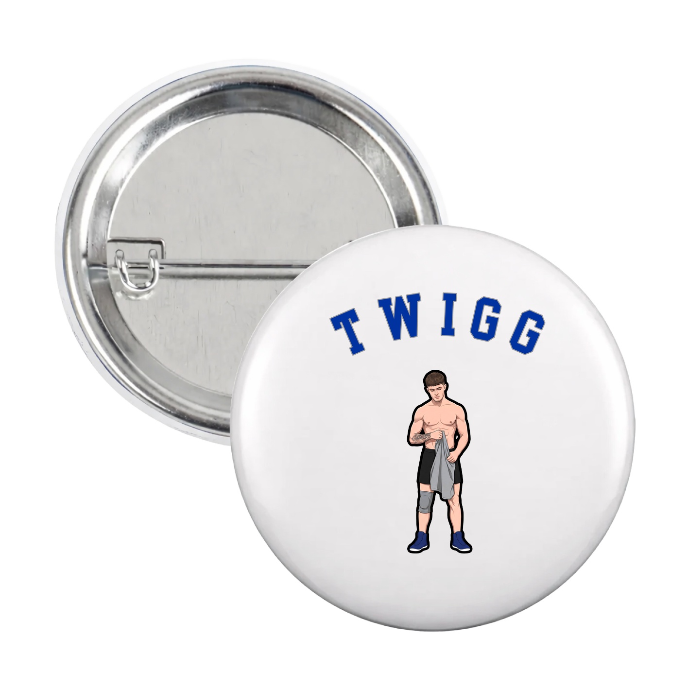 Game Day Button — Shirsey Arch in White