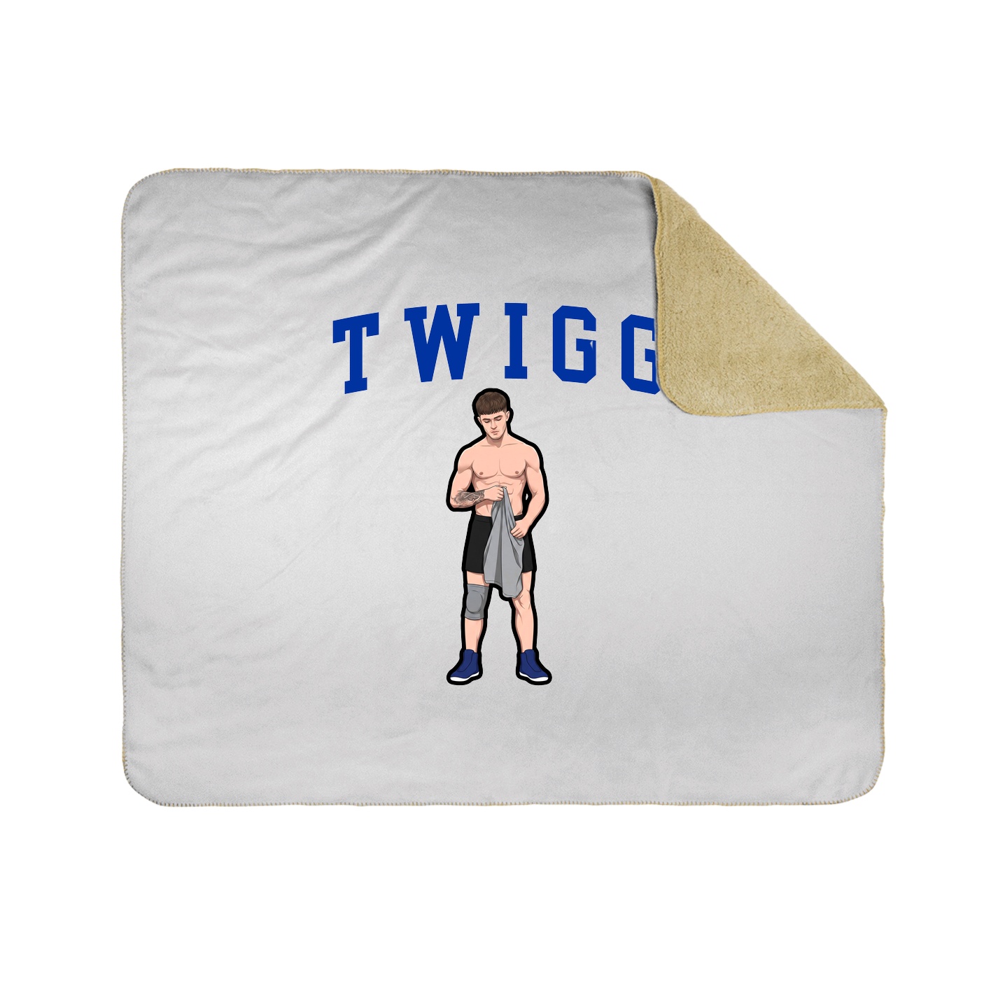 Throw Blanket — Shirsey in White