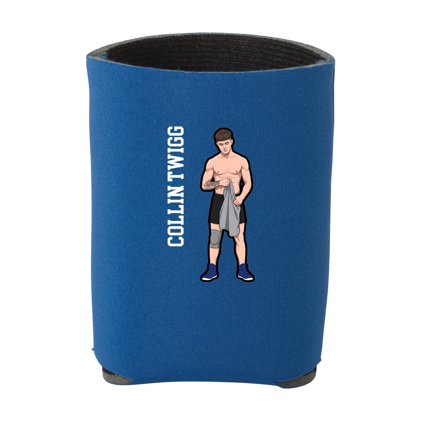 Can Holder — Name Vertical in Royal