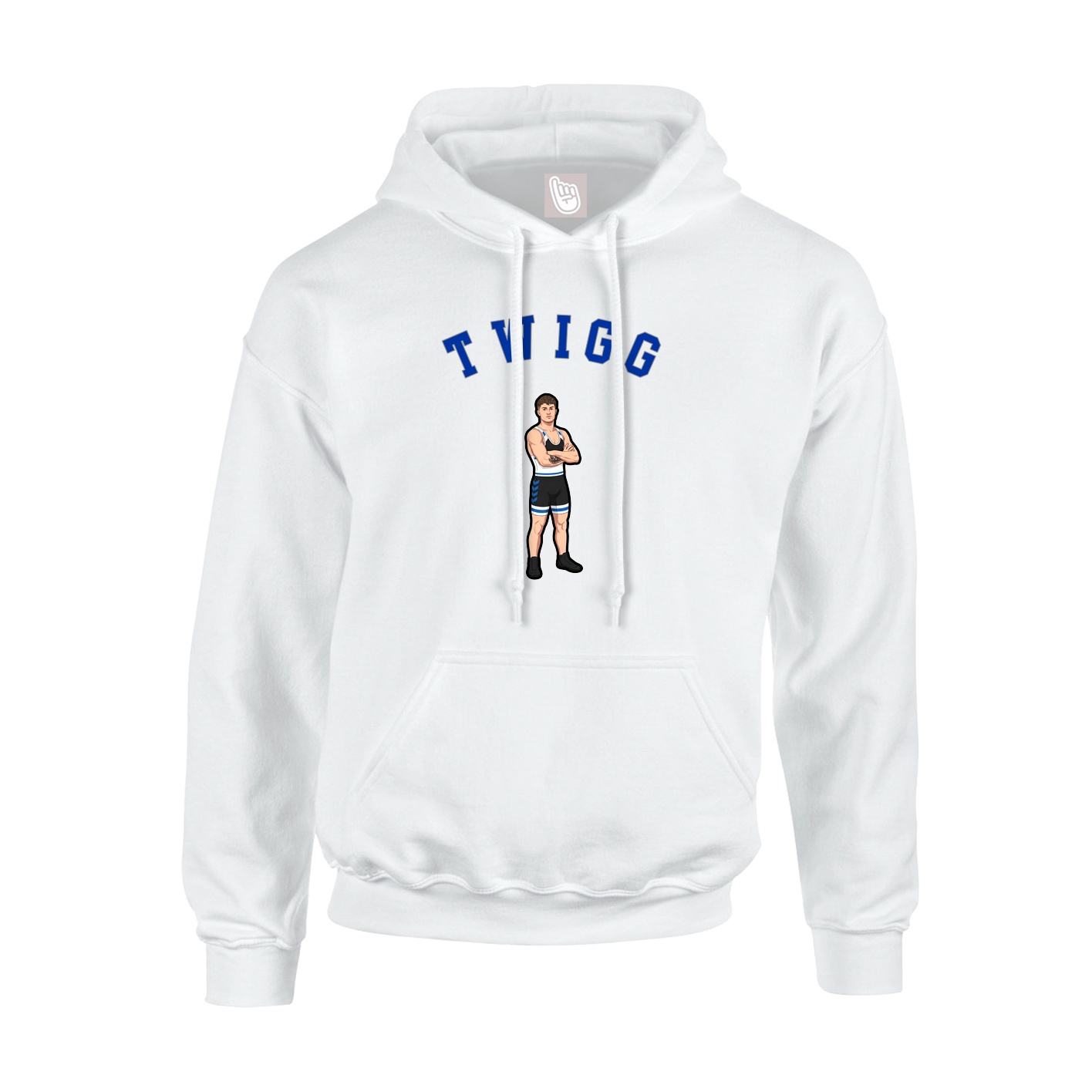 Youth Hoodie — Shirsey Arch in White