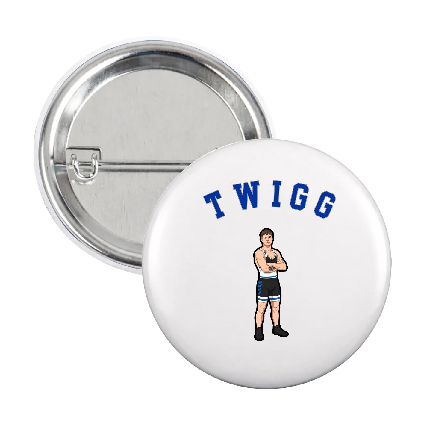 Game Day Button — Shirsey Arch in White