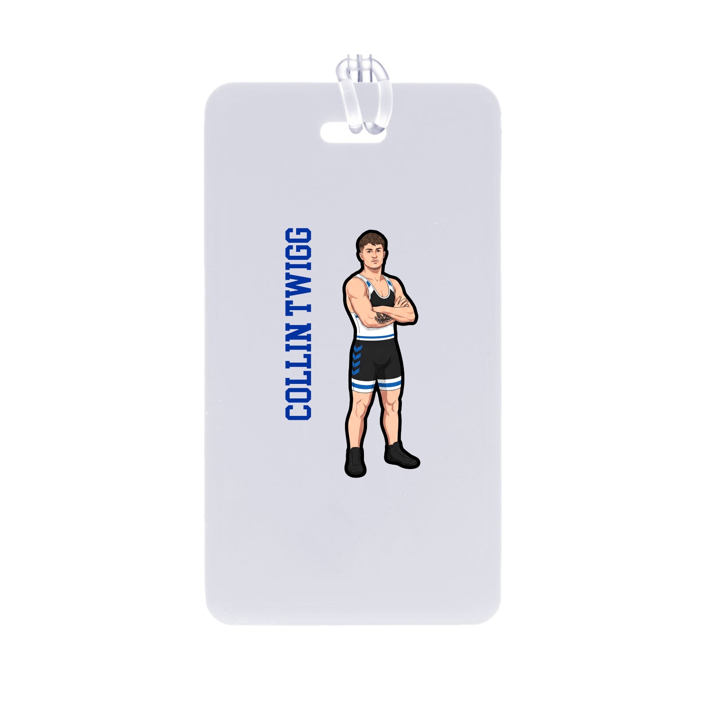 Bag Tag — Name Vertical in Classic
