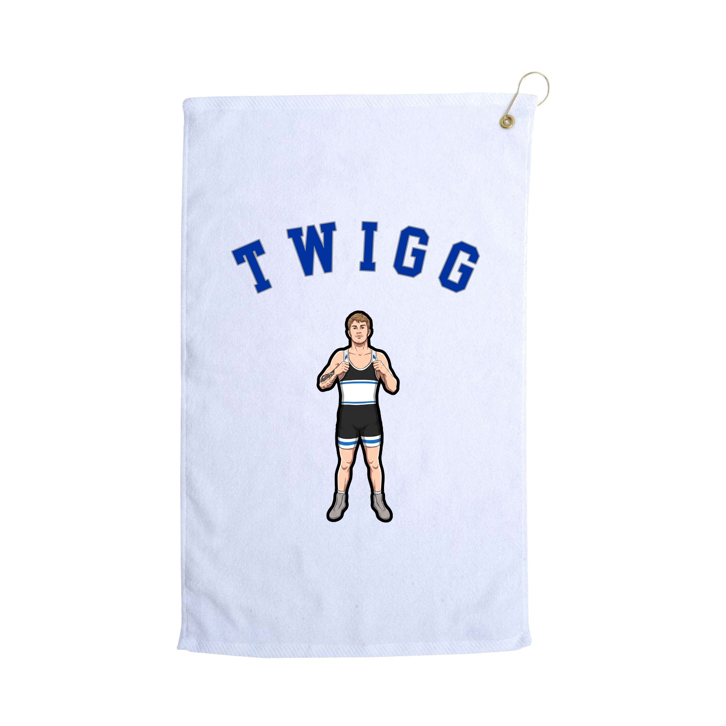 Golf Towel — Shirsey Arch in White