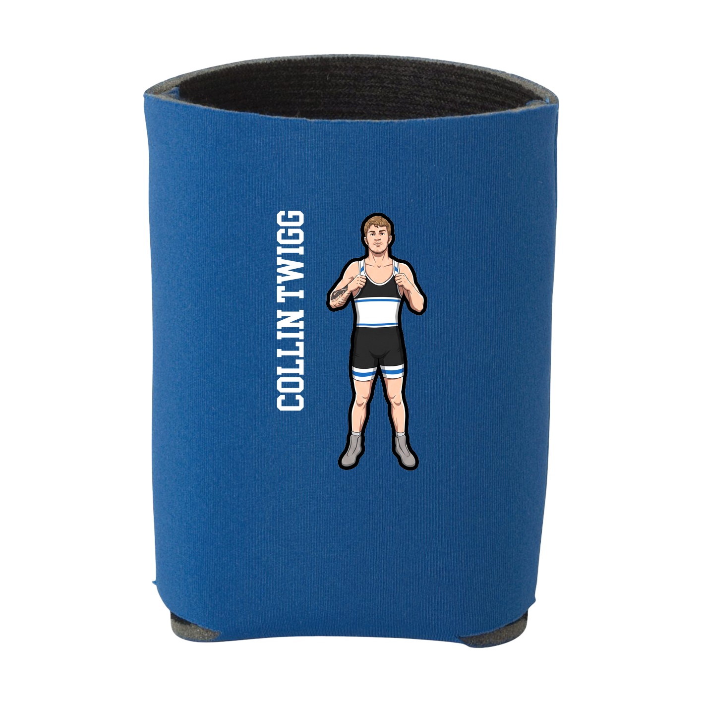 Can Holder — Name Vertical in Royal