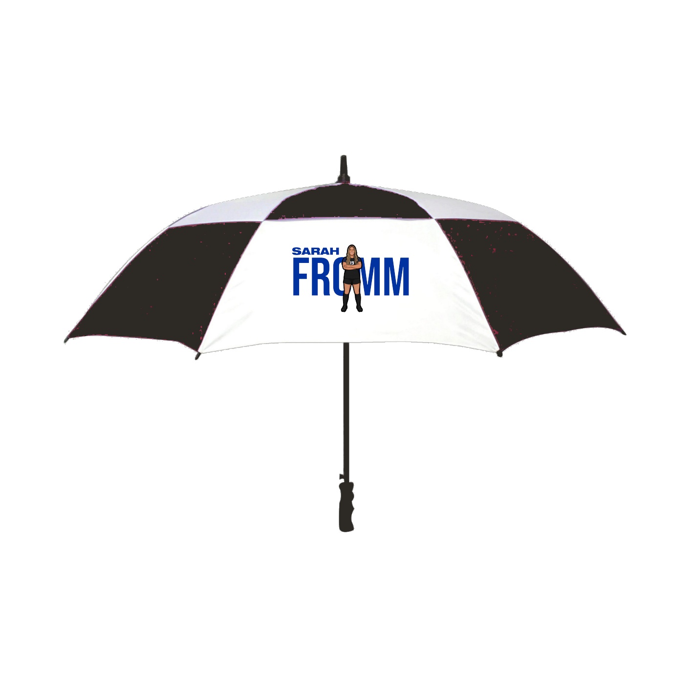 Golf Umbrella — Player Name in Black