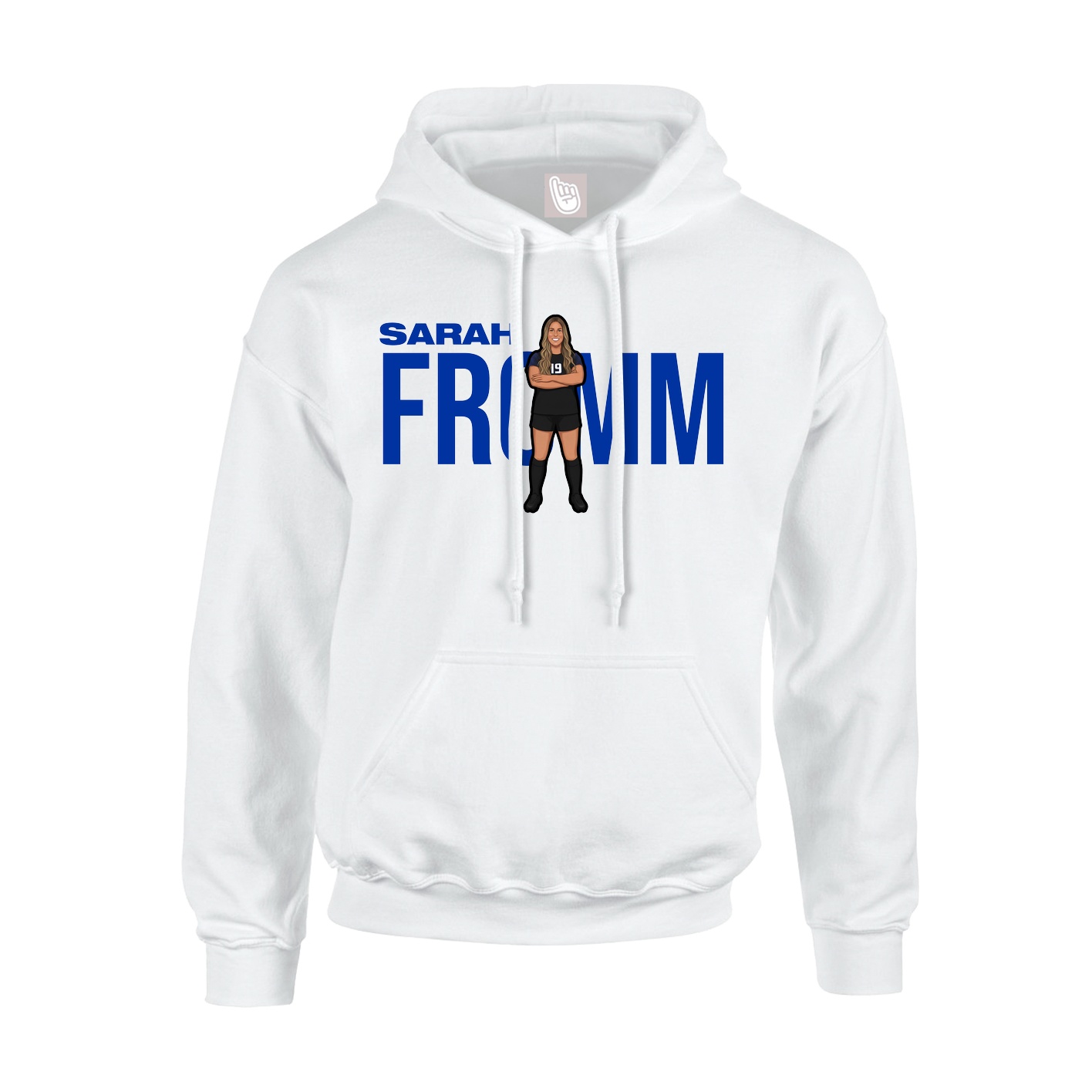 Hoodie — Player Name in White