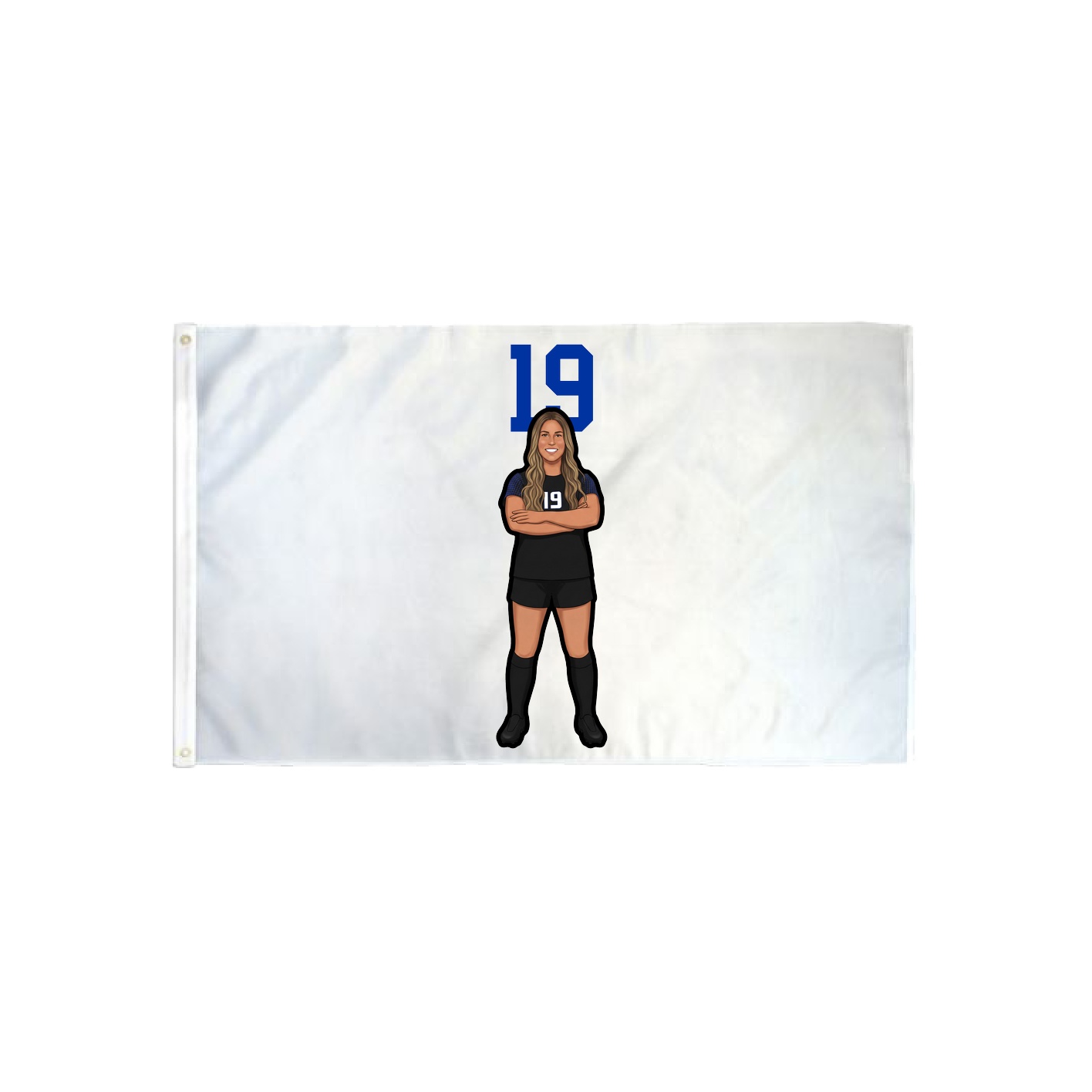 3x5 Flag — Number Top in Classic