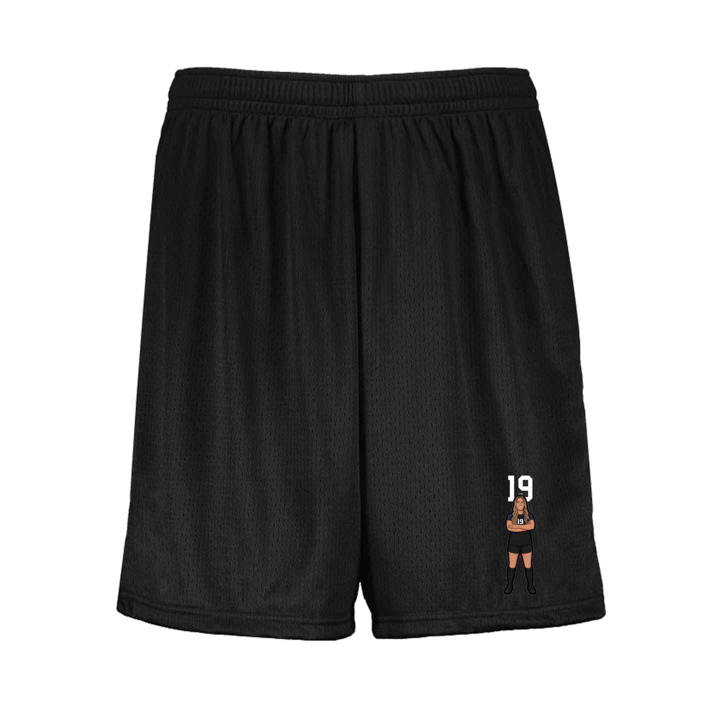 Shorts — Number Top in Black