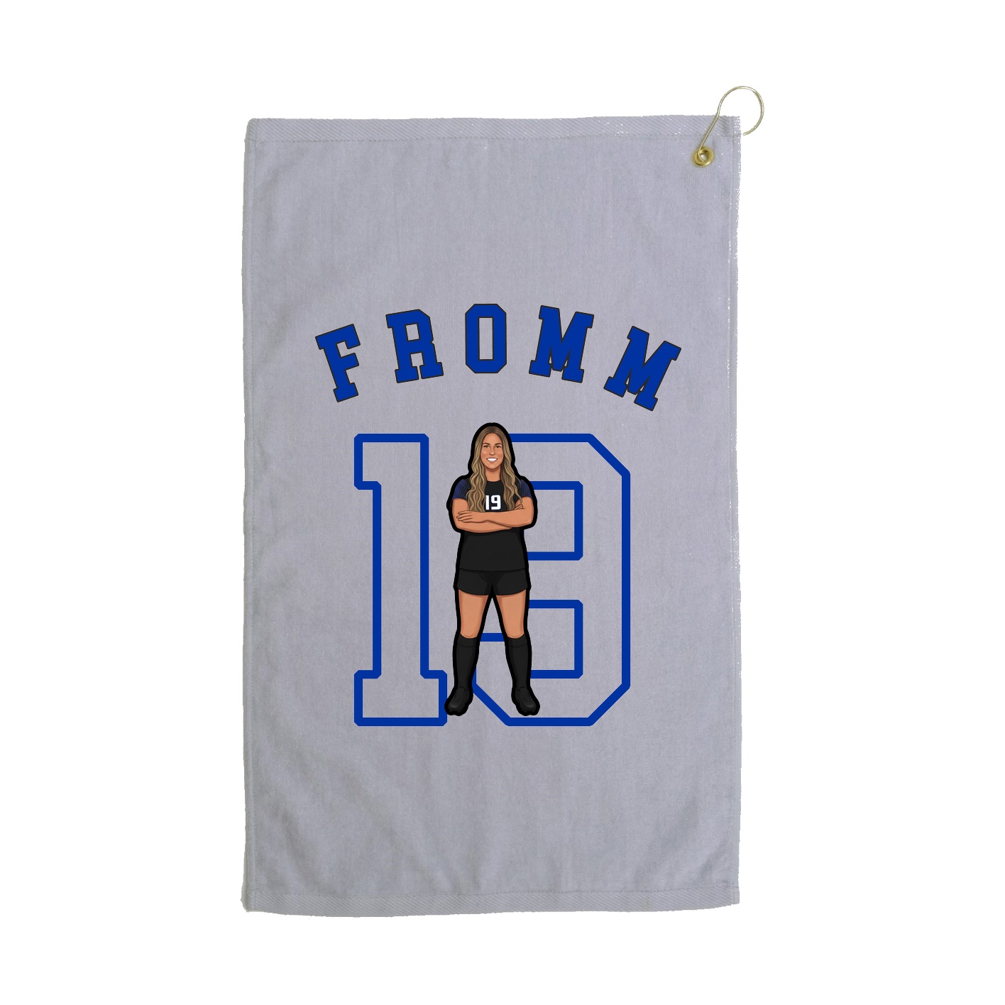 Golf Towel — Shirsey Arch in Grey