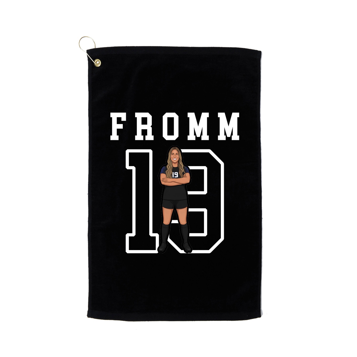 Golf Towel — Shirsey in Black