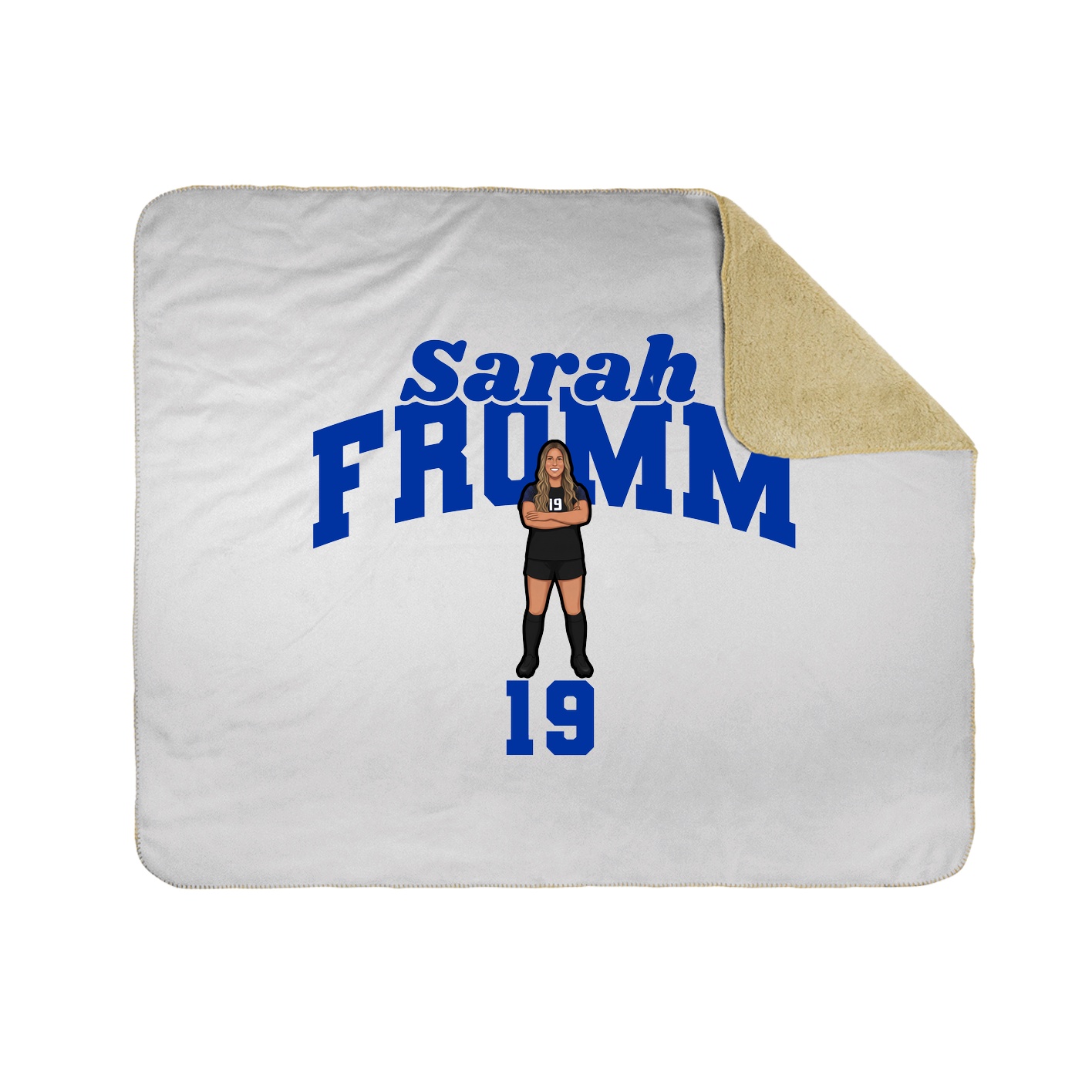 Throw Blanket — Signature Arch in White