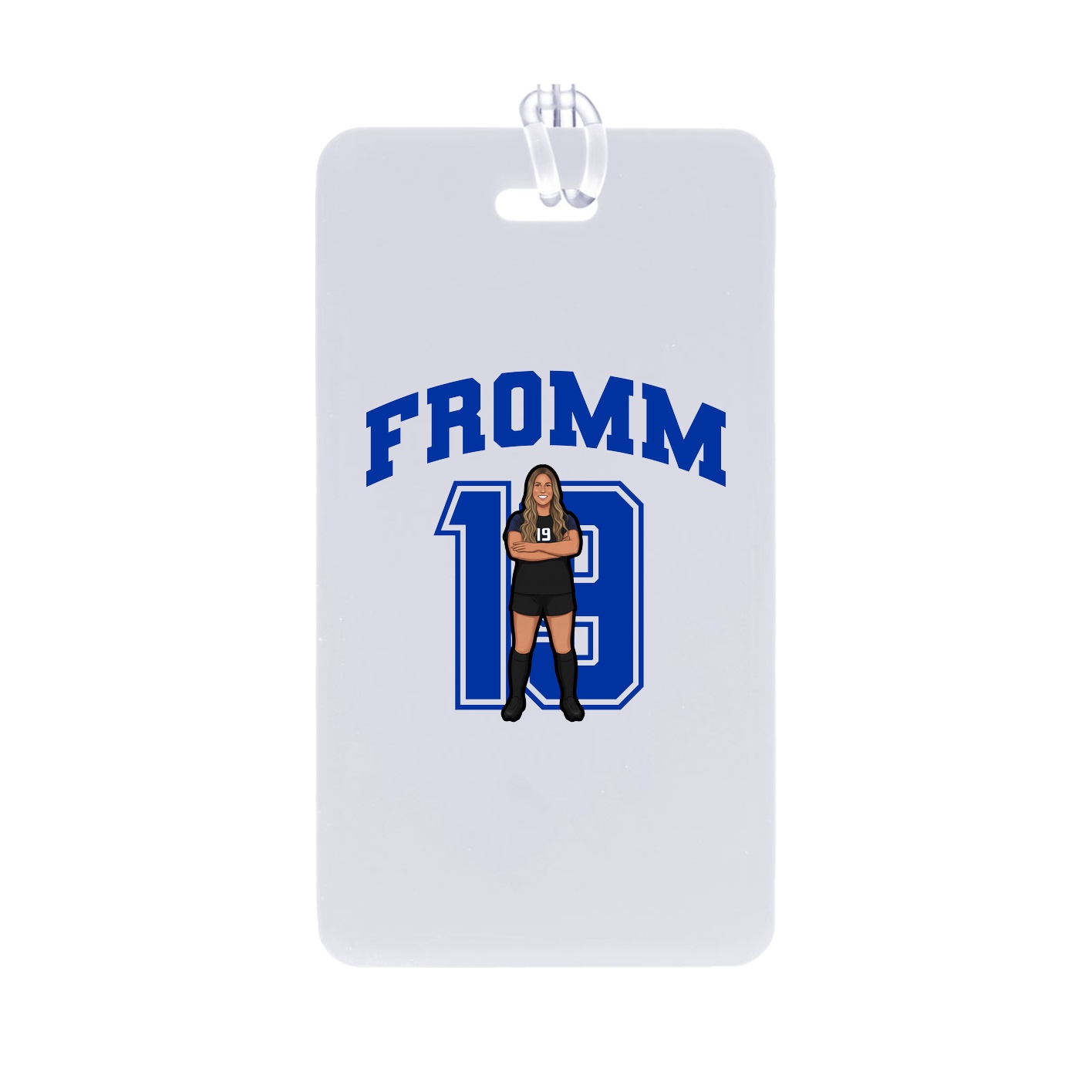 Bag Tag — Number in Classic
