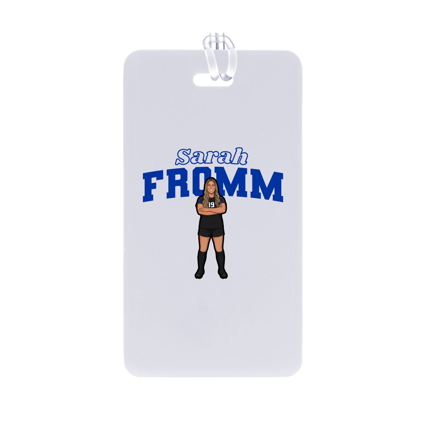 Bag Tag — Name Arch in Classic