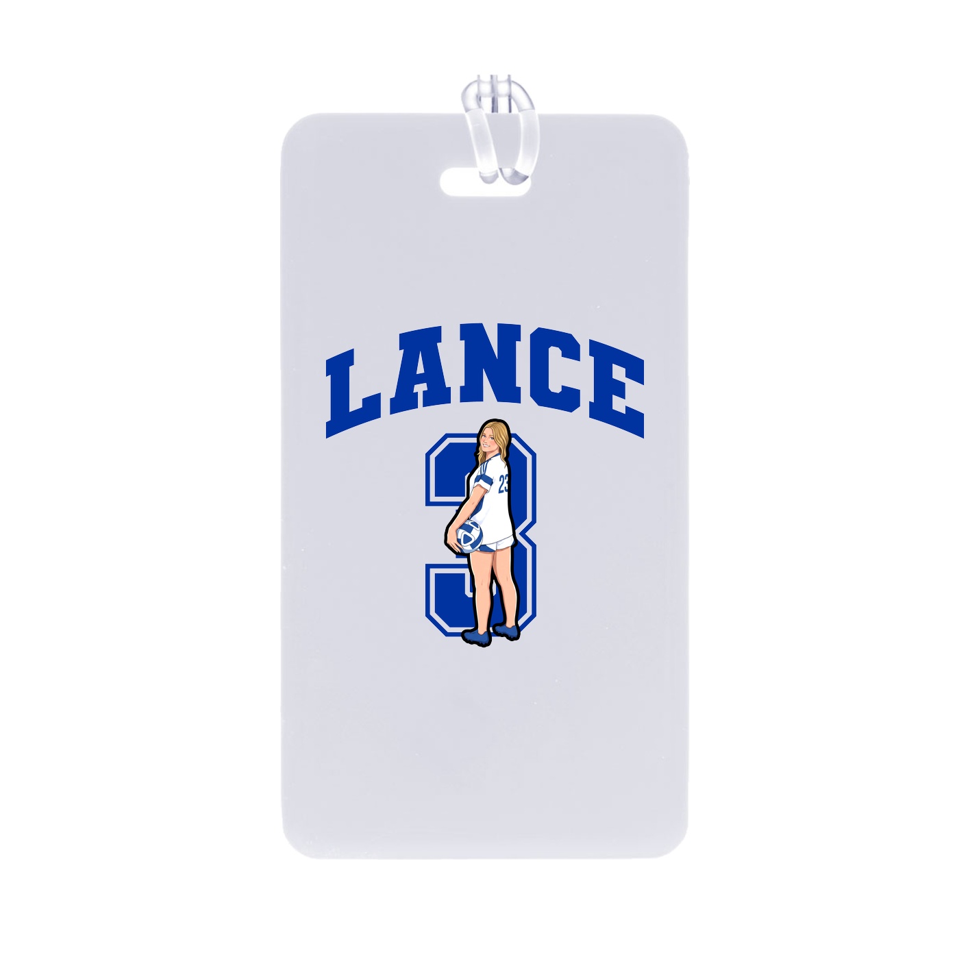 Bag Tag — Number in Classic