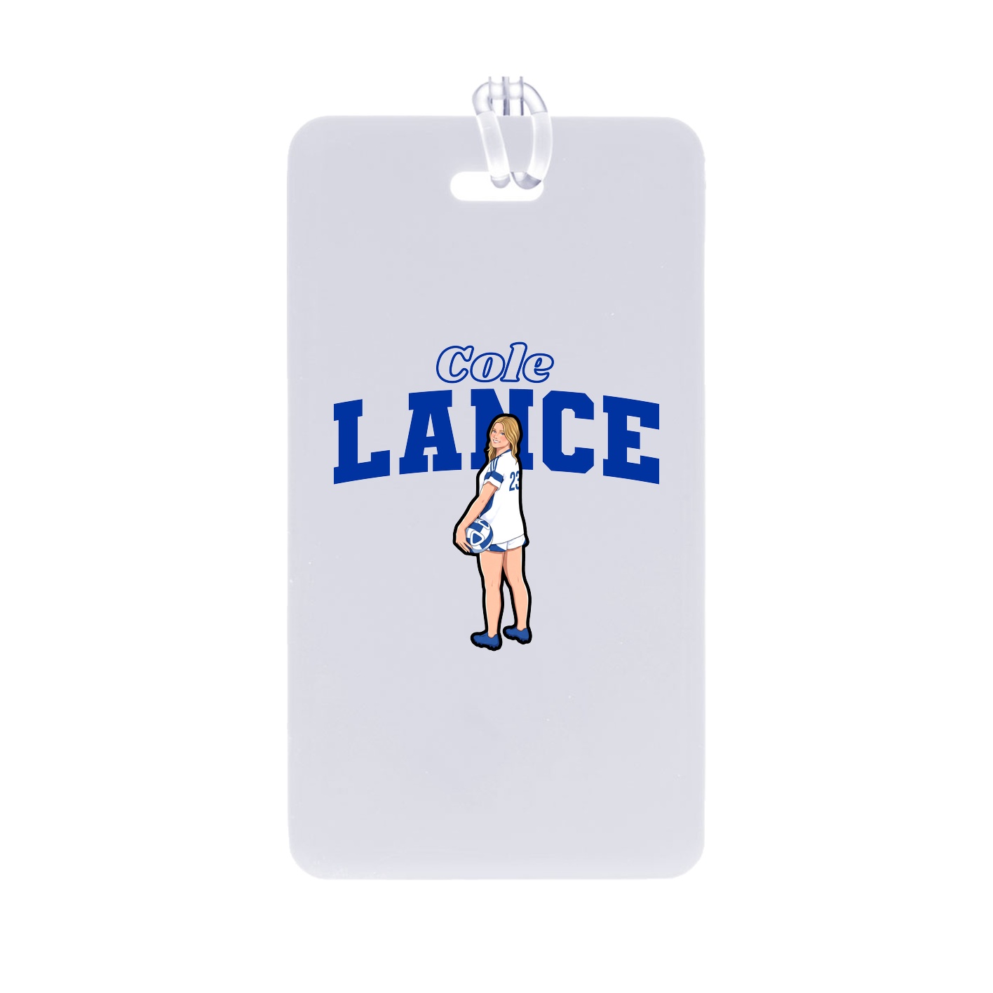 Bag Tag — Name Arch in Classic