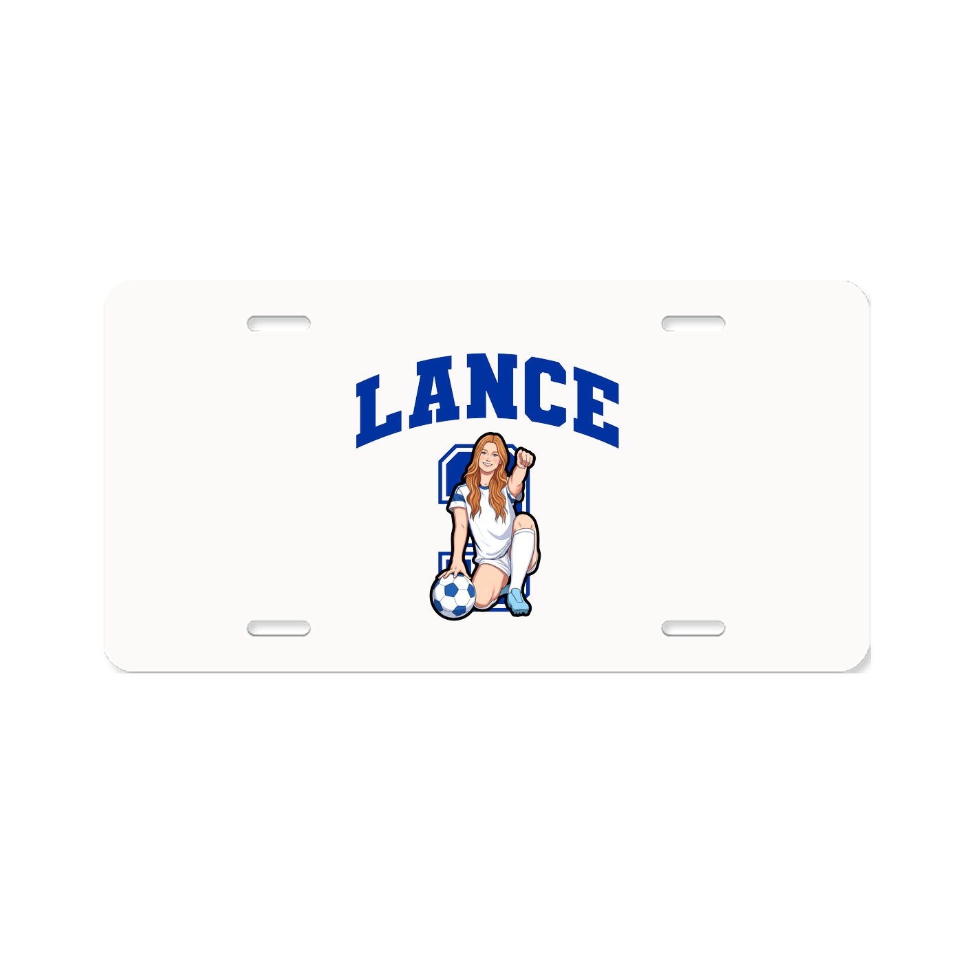 License Plate — Number in Classic