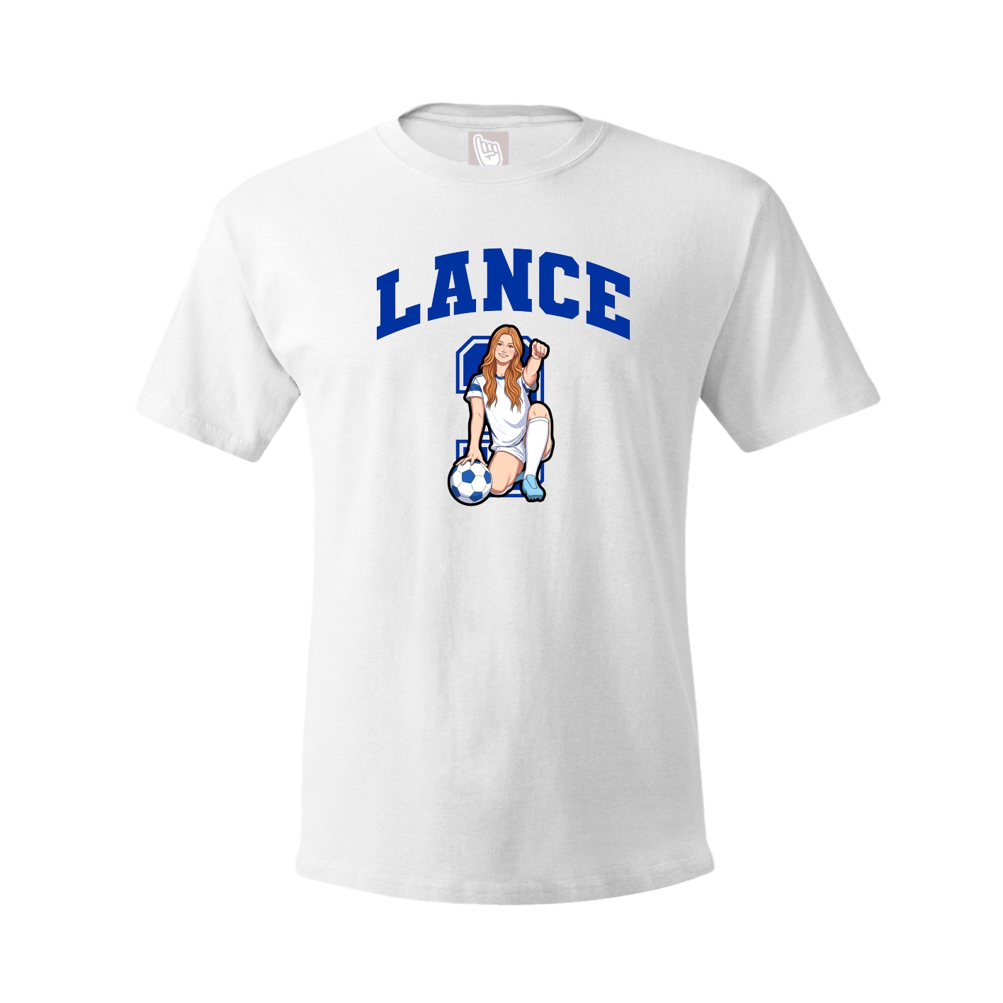 Tee — Number in White