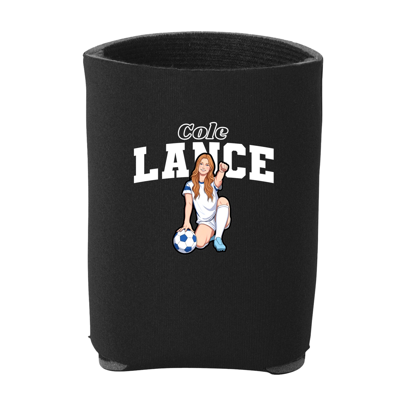 Can Holder — Name Arch in Black