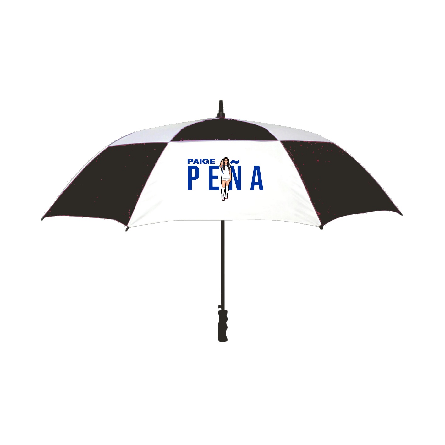 Golf Umbrella — Player Name in Black