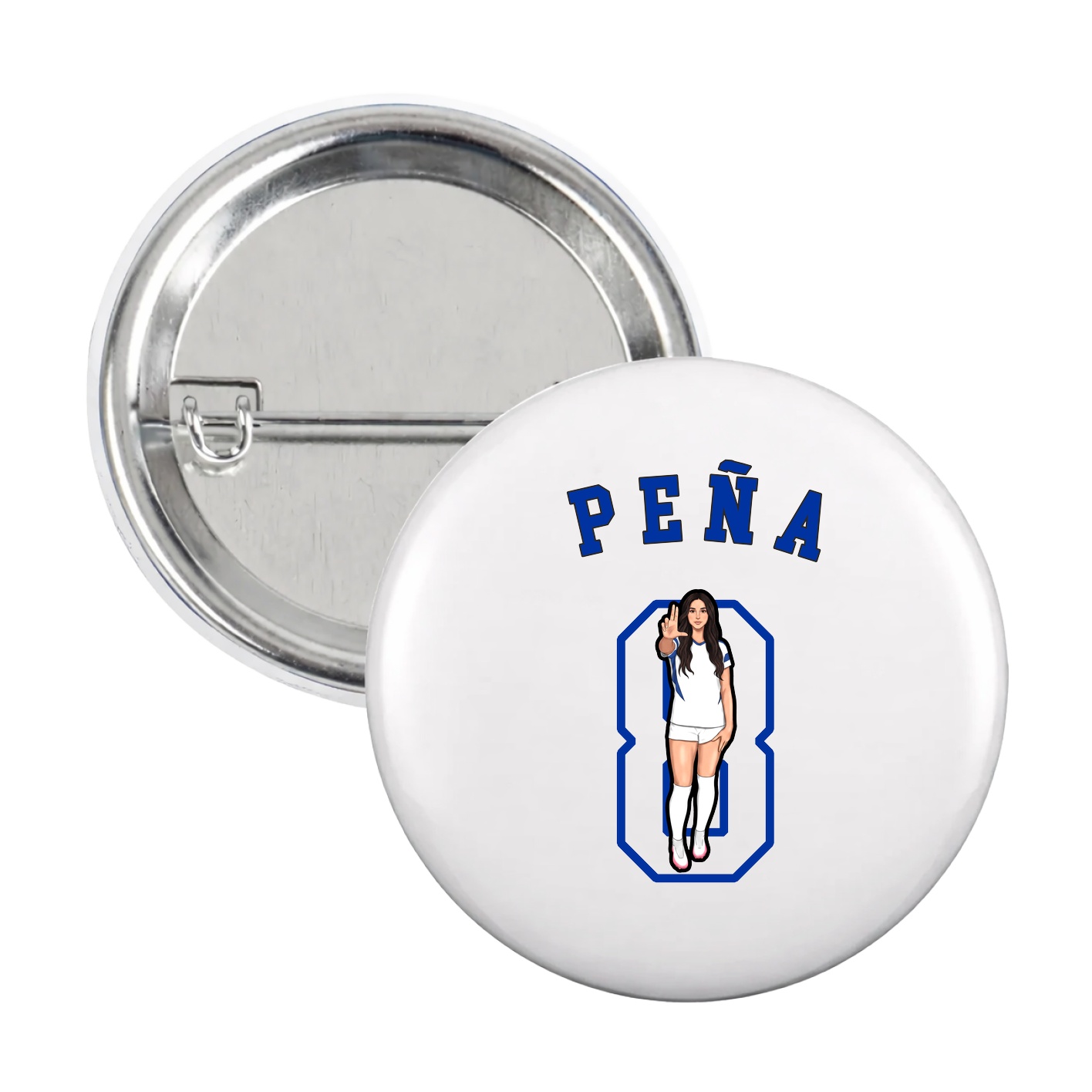 Game Day Button — Shirsey Arch in White