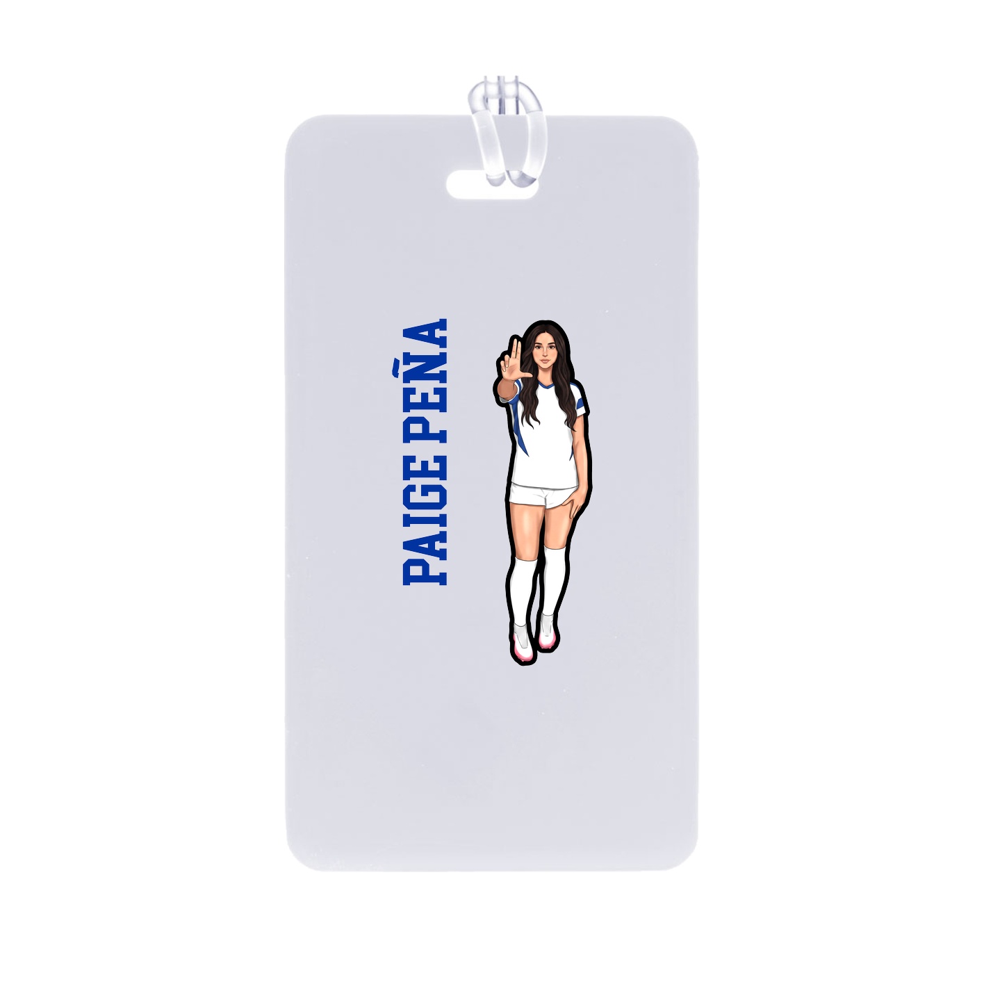 Bag Tag — Name Vertical in Classic