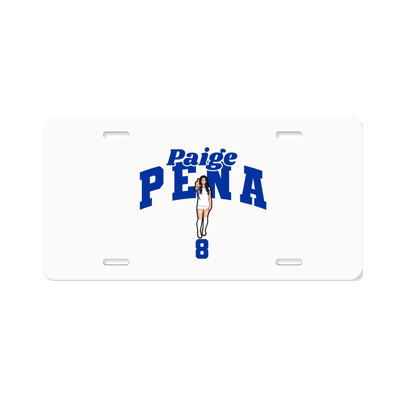 License Plate — Signature Arch in Classic