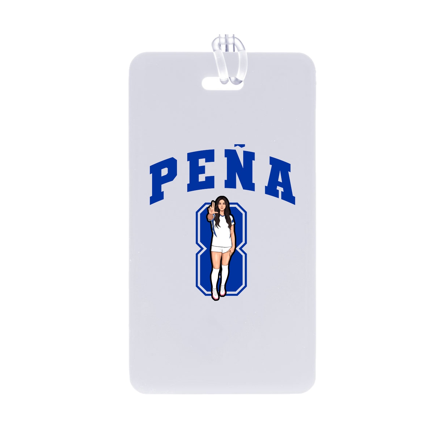 Bag Tag — Number in Classic