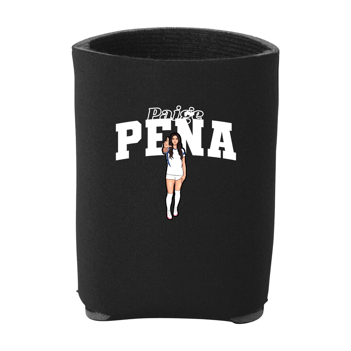 Can Holder — Name Arch in Black