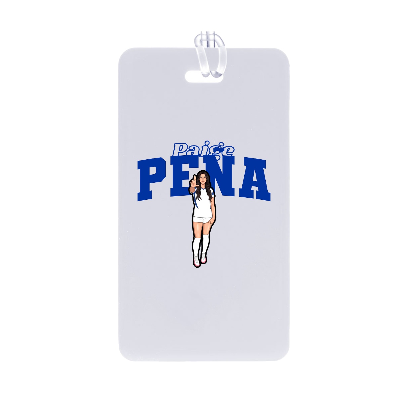 Bag Tag — Name Arch in Classic