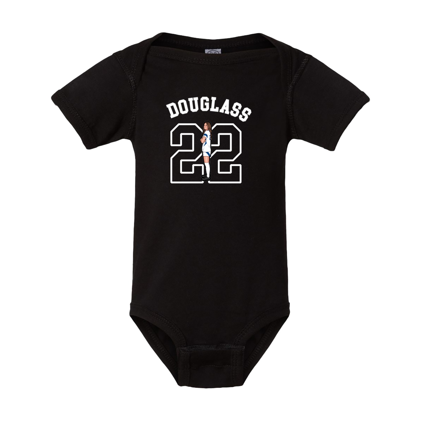 Baby Onesie — Shirsey Arch in Black