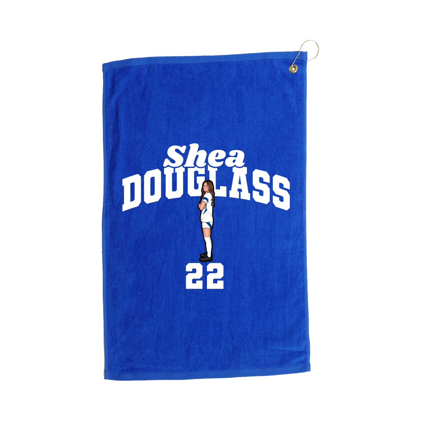 Golf Towel — Signature Arch in Royal