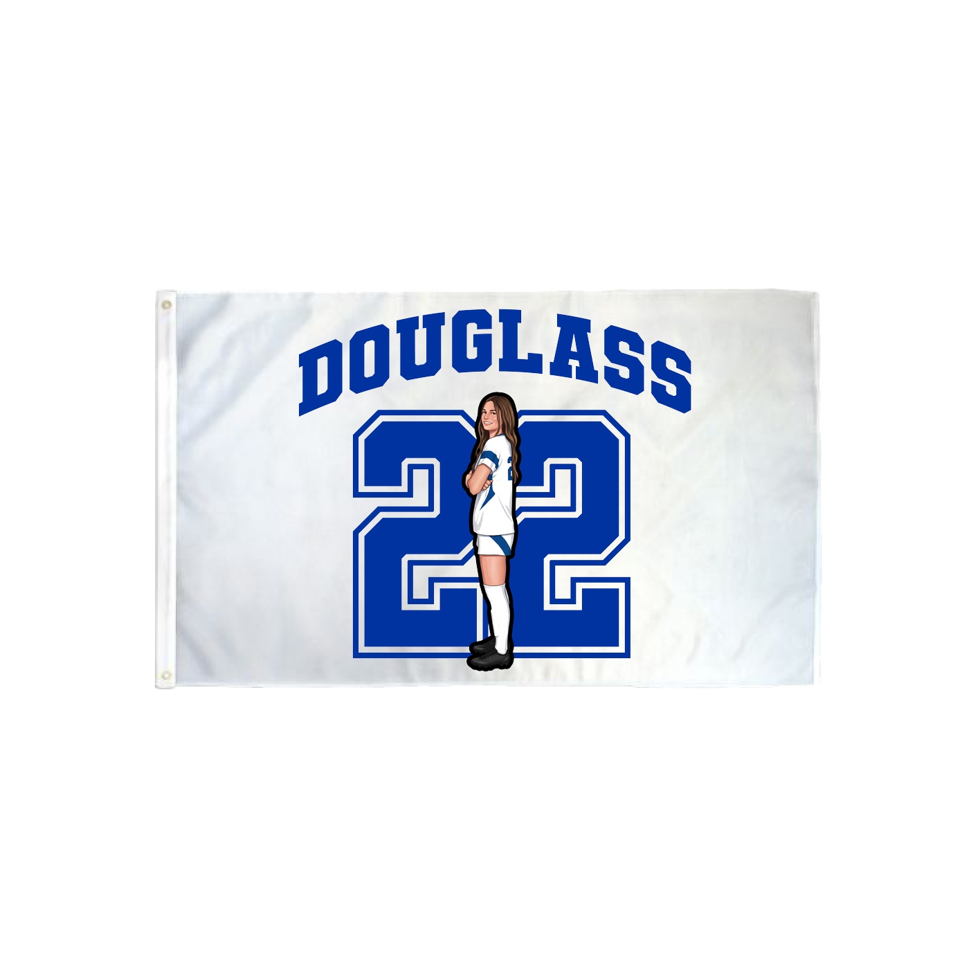 3x5 Flag — Number in Classic
