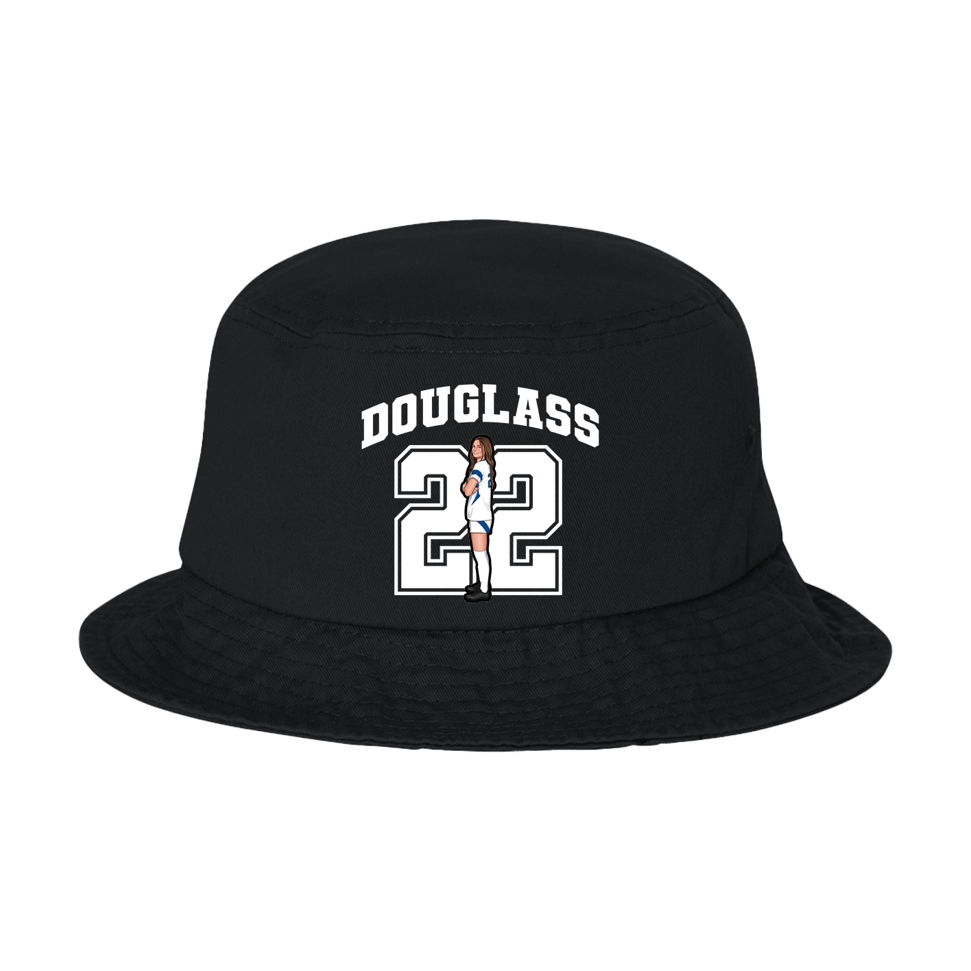 Bucket Cap — Number in Black