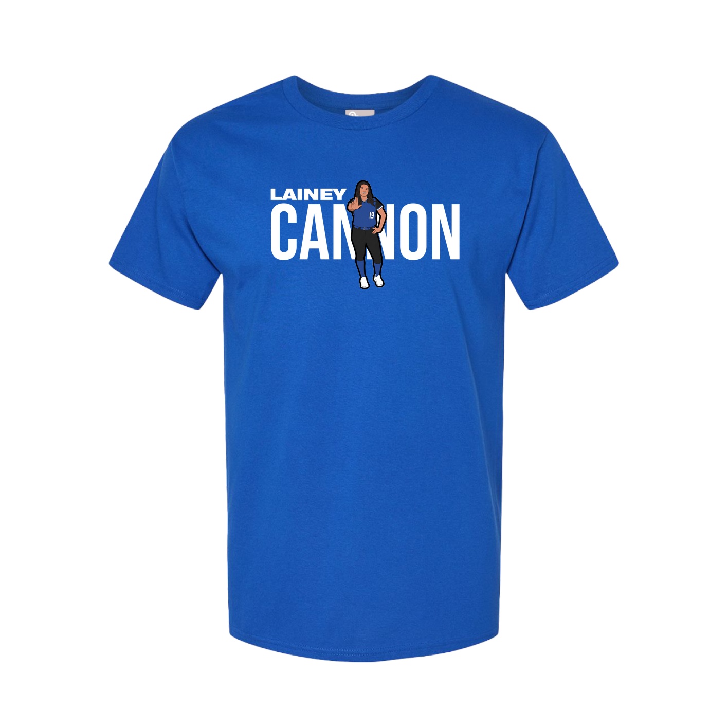 Youth Tee — Player Name in Royal
