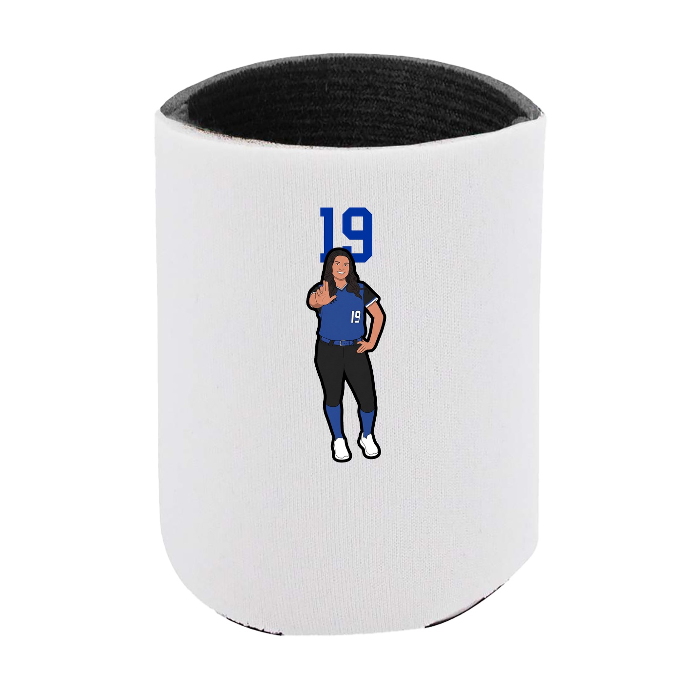 Can Holder — Number Top in White