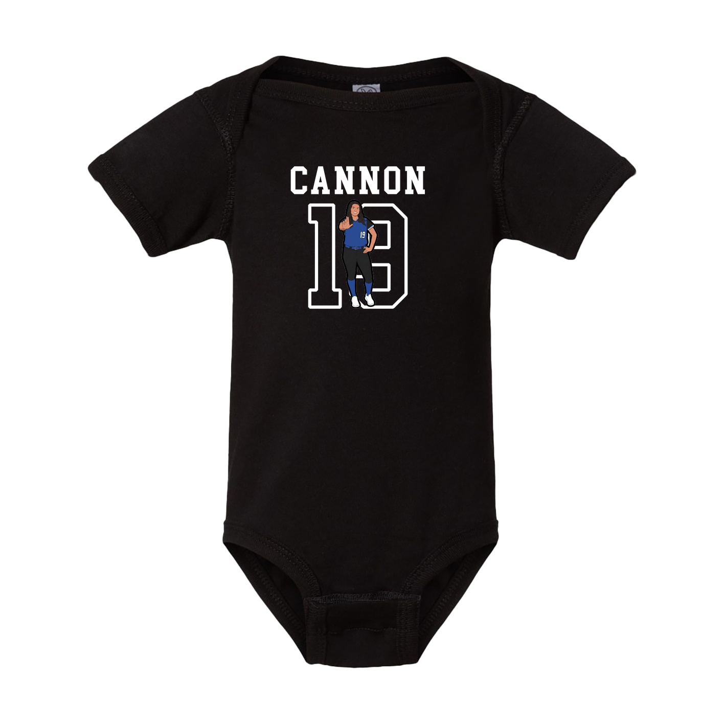 Baby Onesie — Shirsey in Black