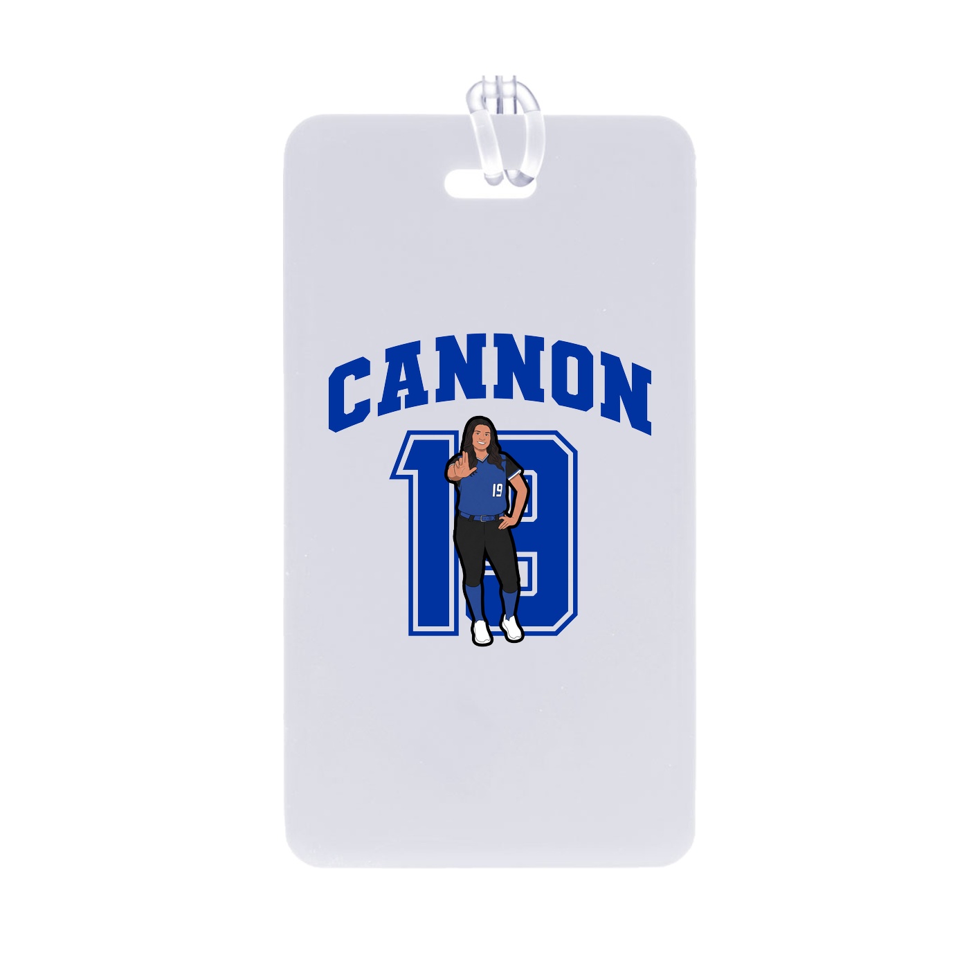 Bag Tag — Number in Classic