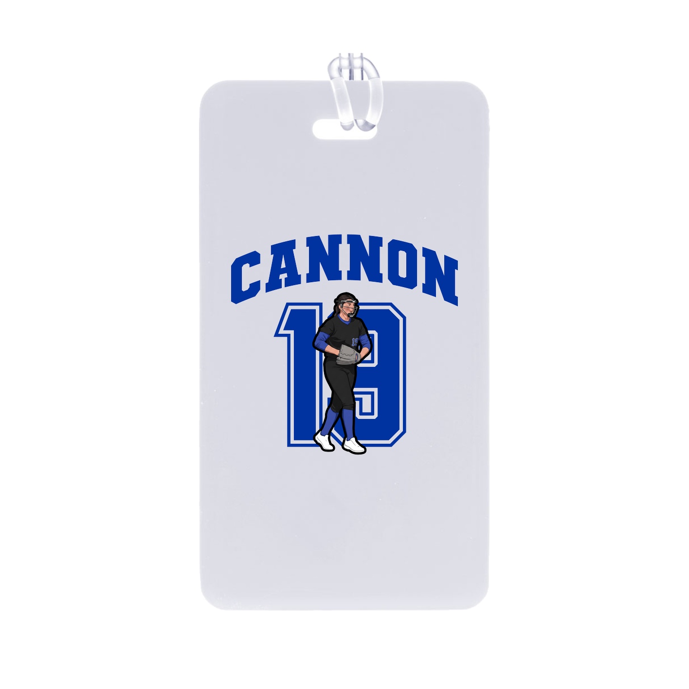 Bag Tag — Number in Classic