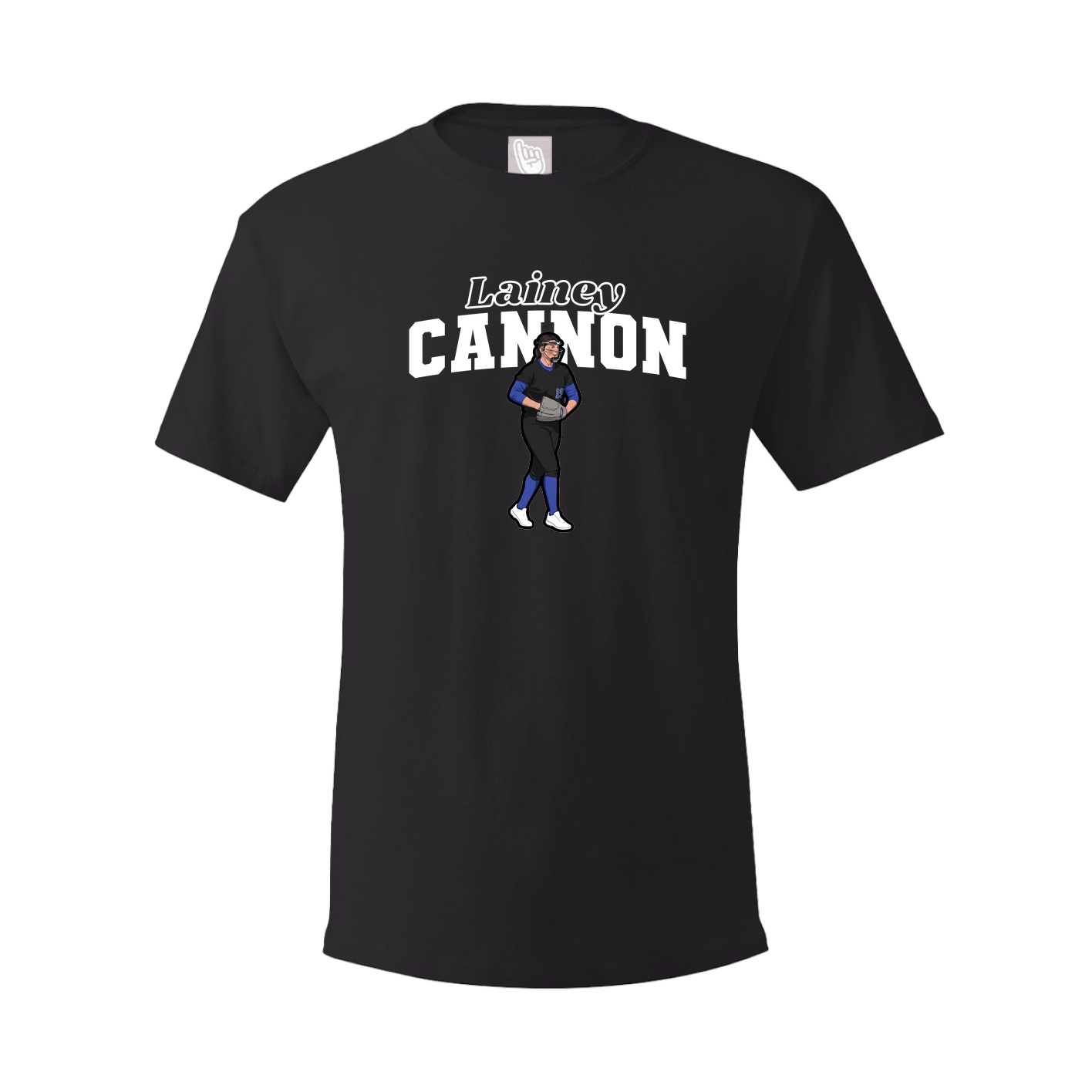 Youth Tee — Name Arch in Black
