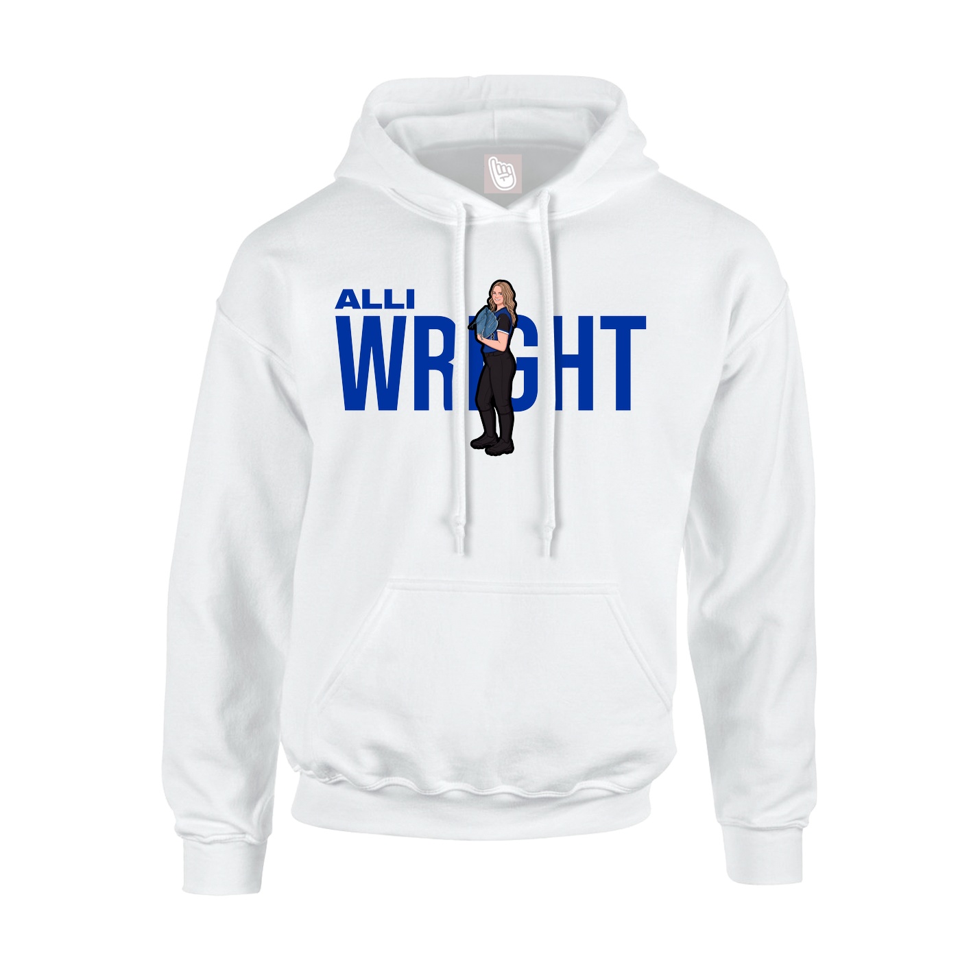 Hoodie — Player Name in White
