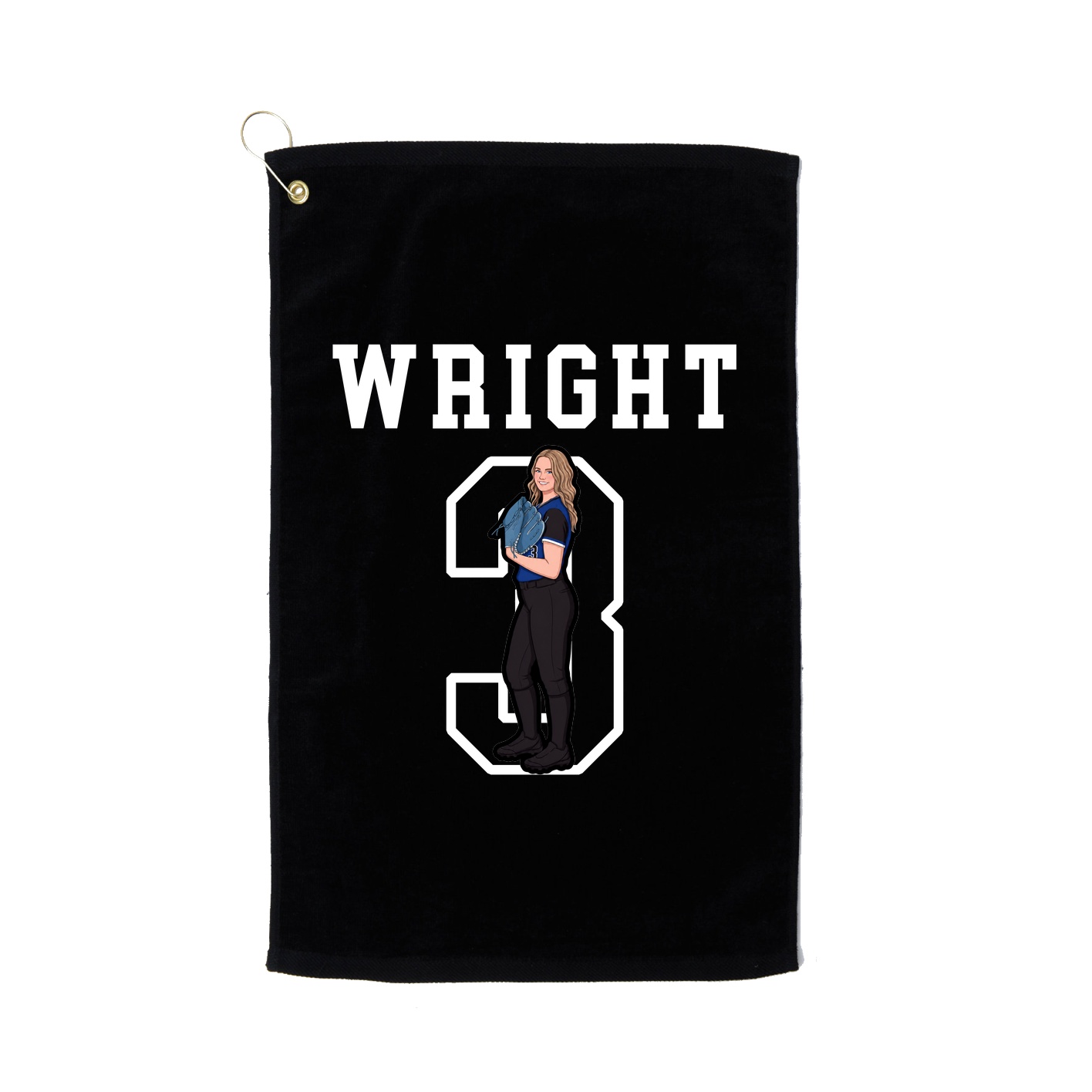 Golf Towel — Shirsey in Black