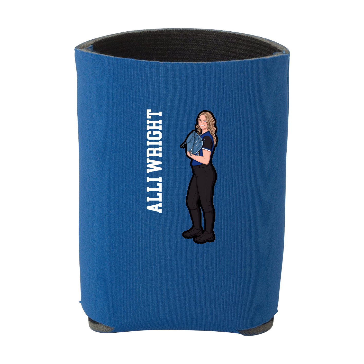 Can Holder — Name Vertical in Royal