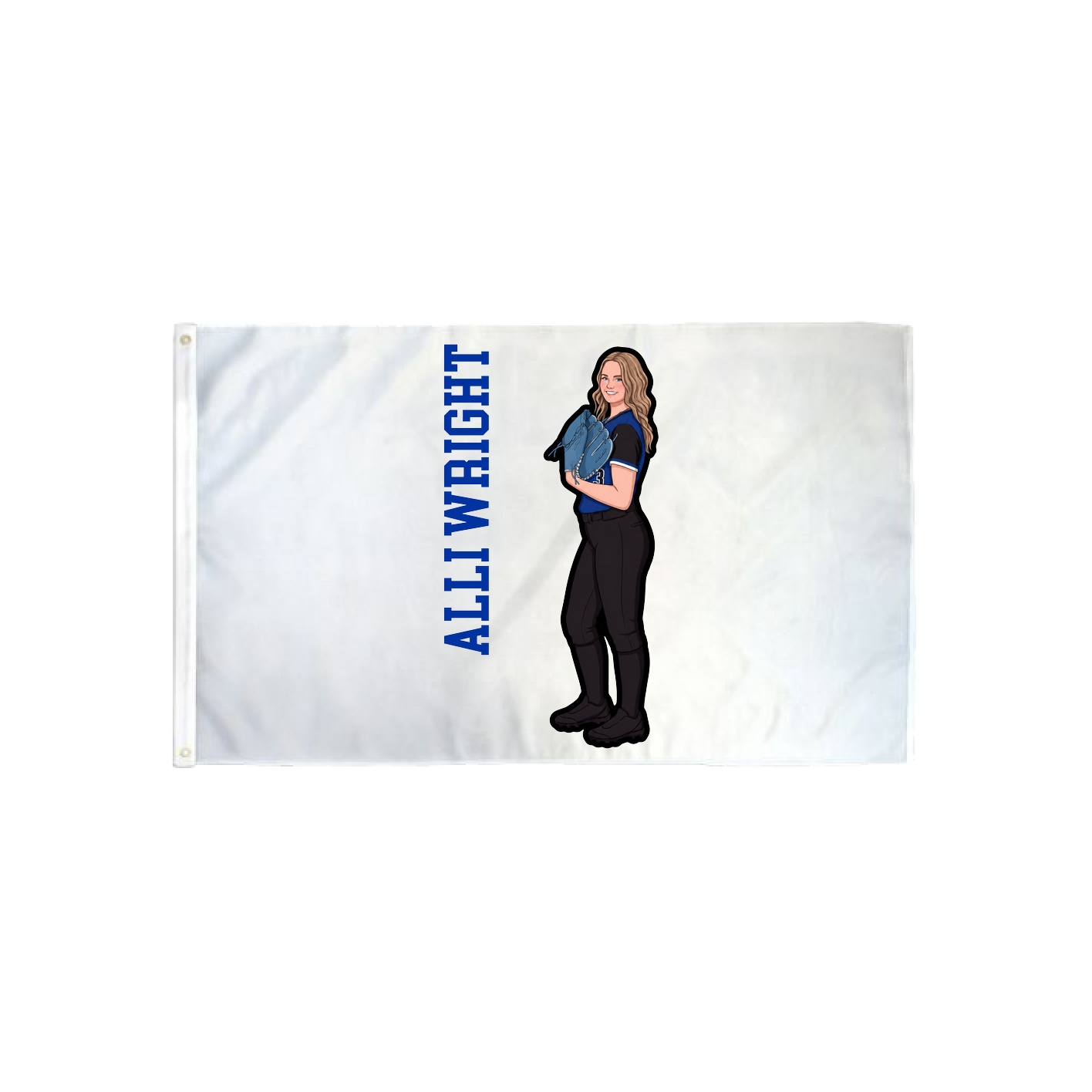 3x5 Flag — Name Vertical in Classic