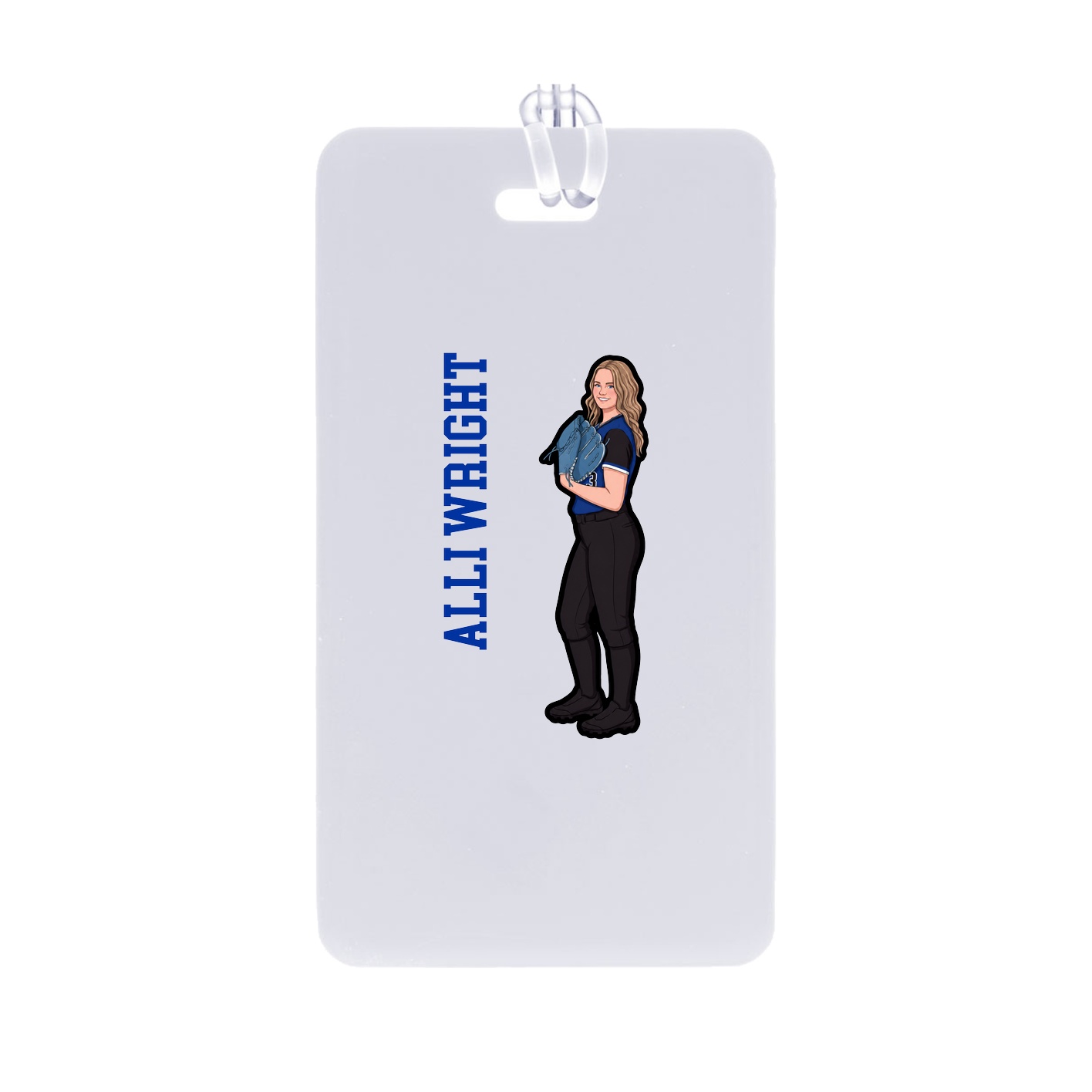 Bag Tag — Name Vertical in Classic
