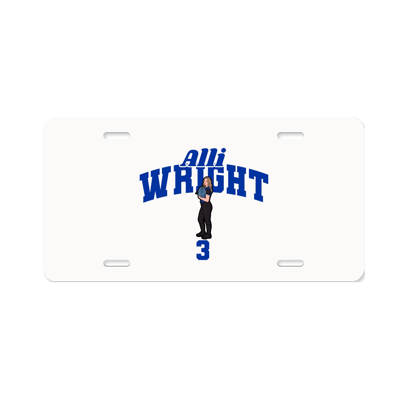 License Plate — Signature Arch in Classic