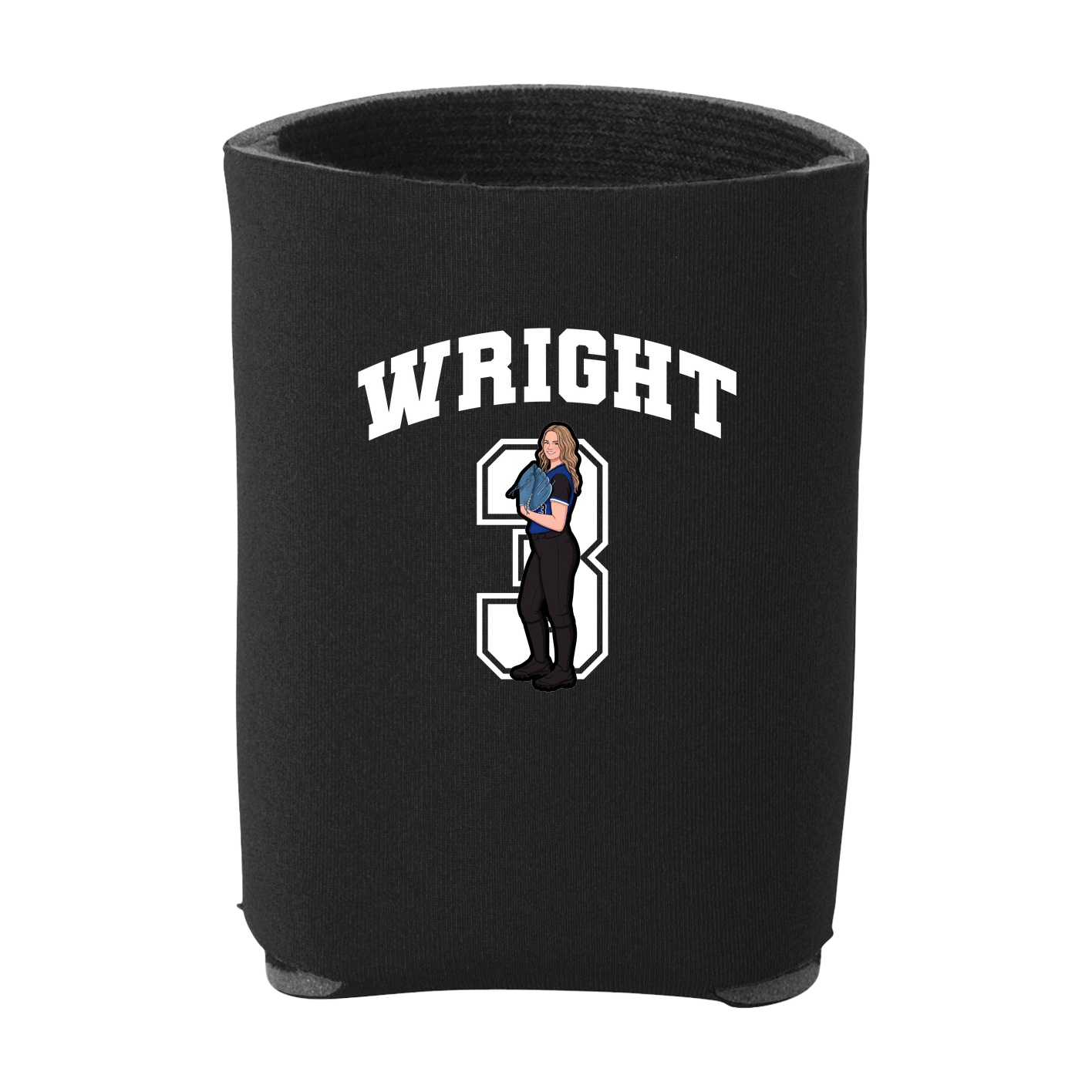 Can Holder — Number in Black