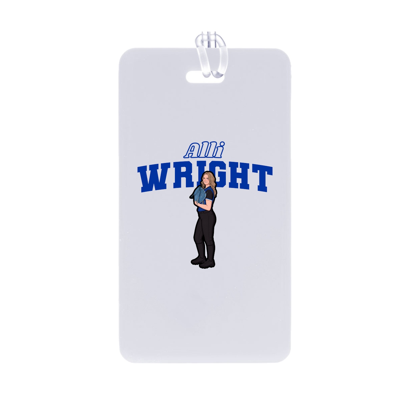 Bag Tag — Name Arch in Classic