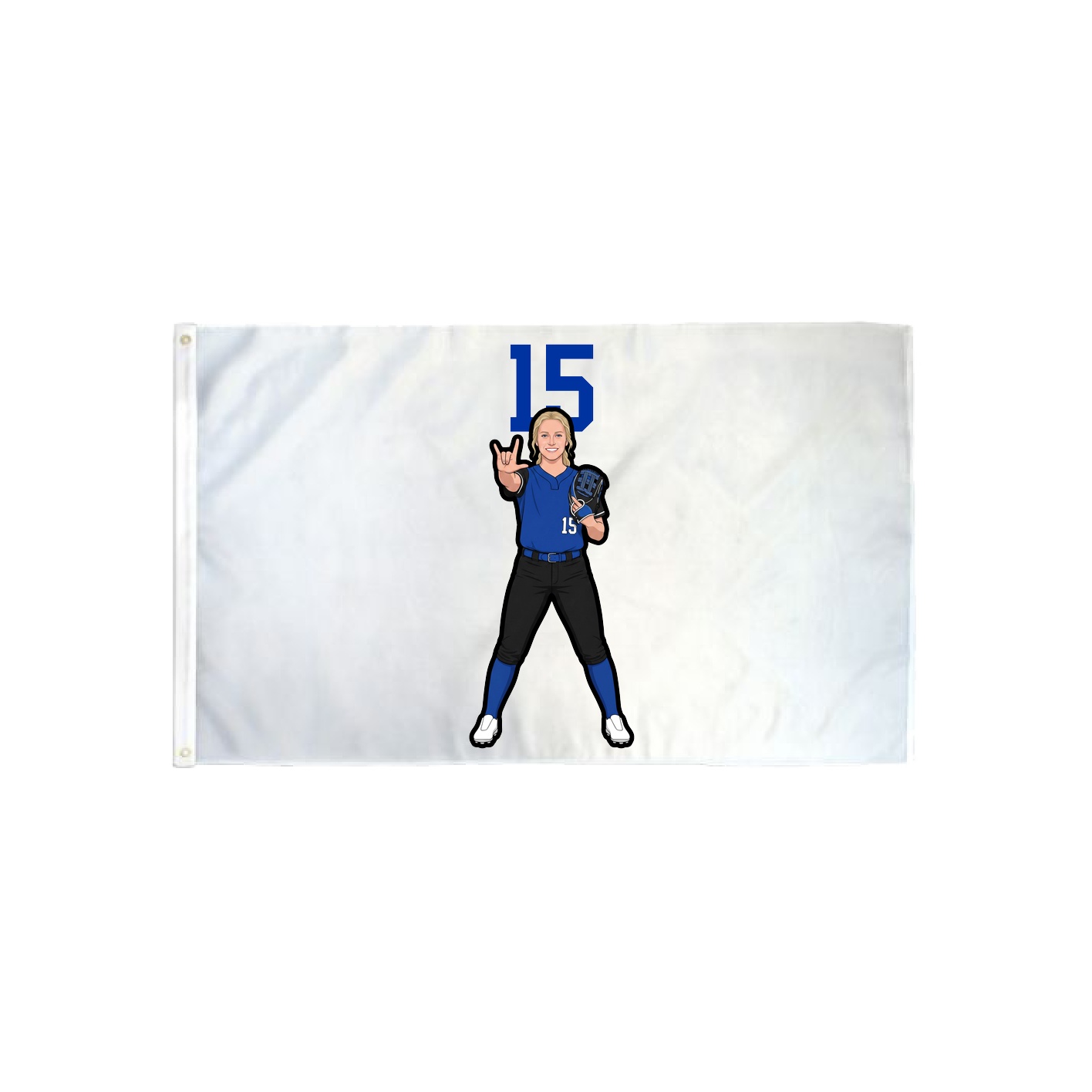 3x5 Flag — Number Top in Classic